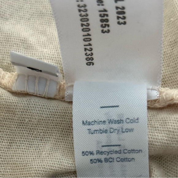 Marine Layer Women's Short Sleeve Tee Light Peach color - Picture 8 of 8